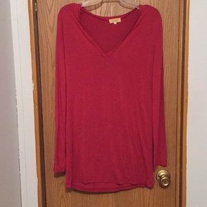 Maroon Piko Long Sleeve